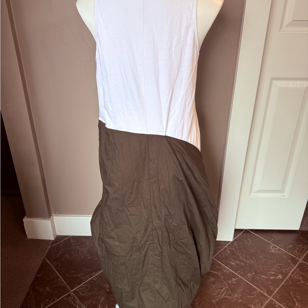 Zara COMBINATION POPLIN DRESS - Picture 9 of 9